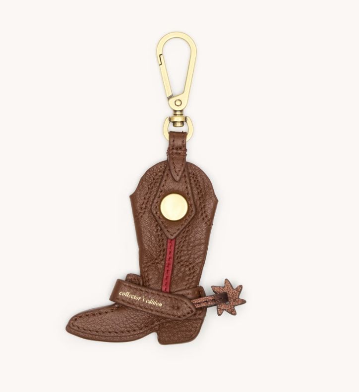 Lauri Boot Charm- Chocolate Diamond Pebble
