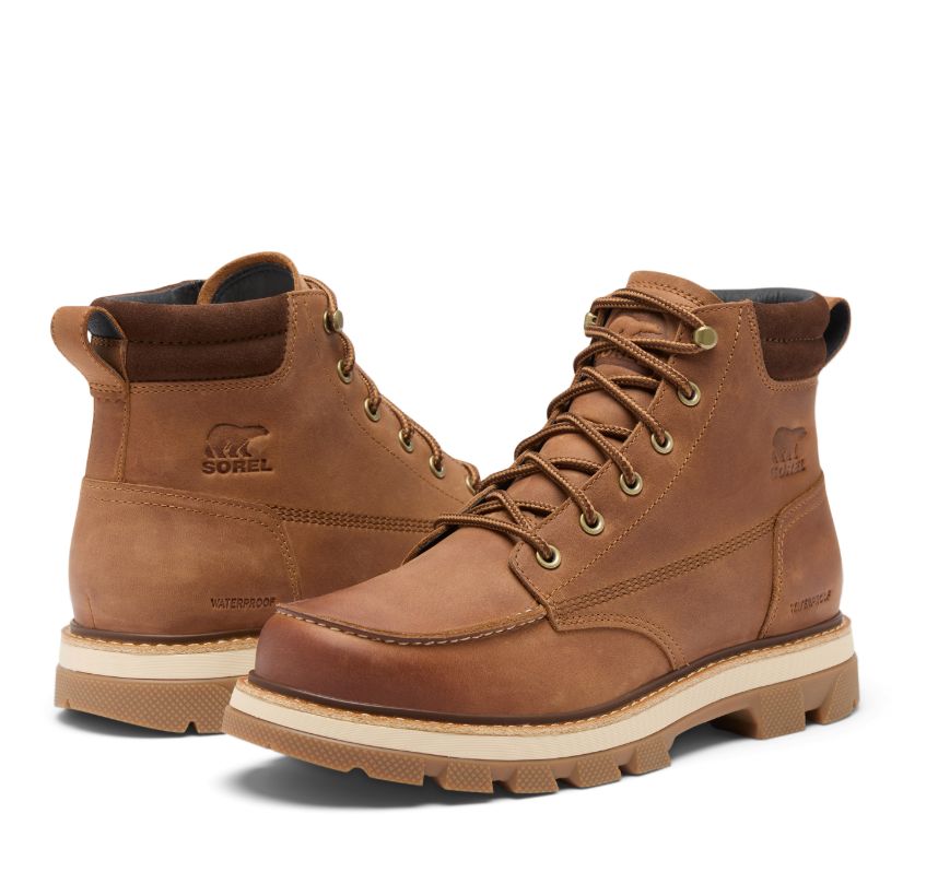 LARK-47™ MOC TOE WP, Color: Velvet Tan, Size: 9