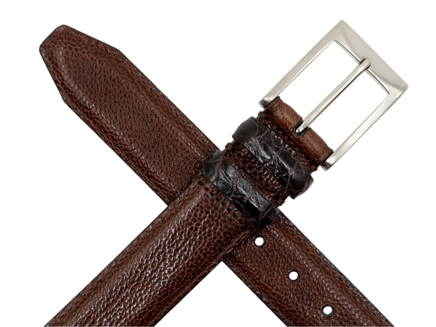 22341 Lorenzo Luxe Bridle Leather Belt, Size: 32
