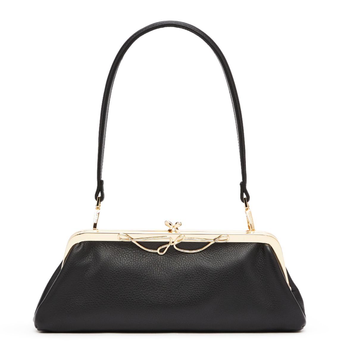 VIVIENNE SLIM- CLUTCH, Color: black