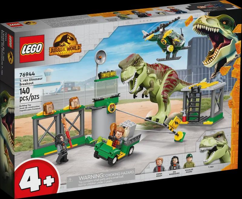 (RETIRED) LEGO Jurassic World 76944 T. Rex Dinosaur Breakout