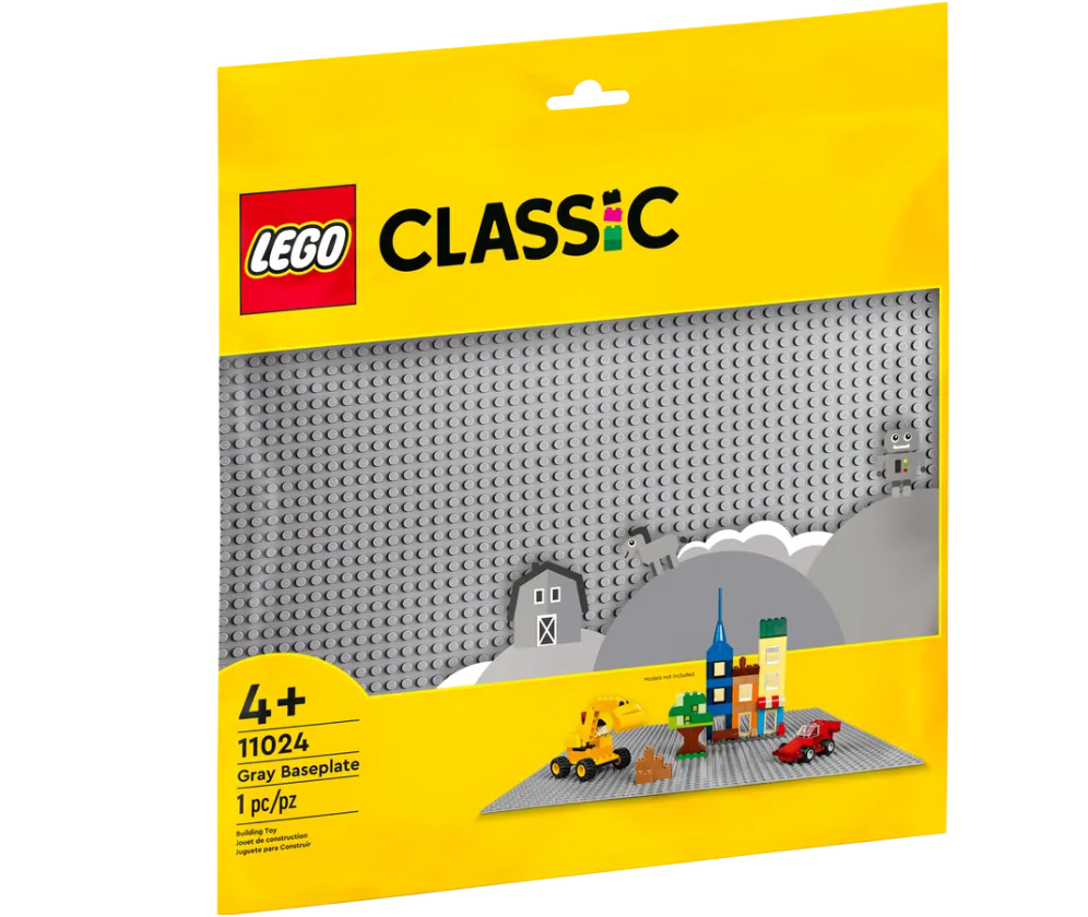 LEGO 11024 Large Gray Baseplate 48x48