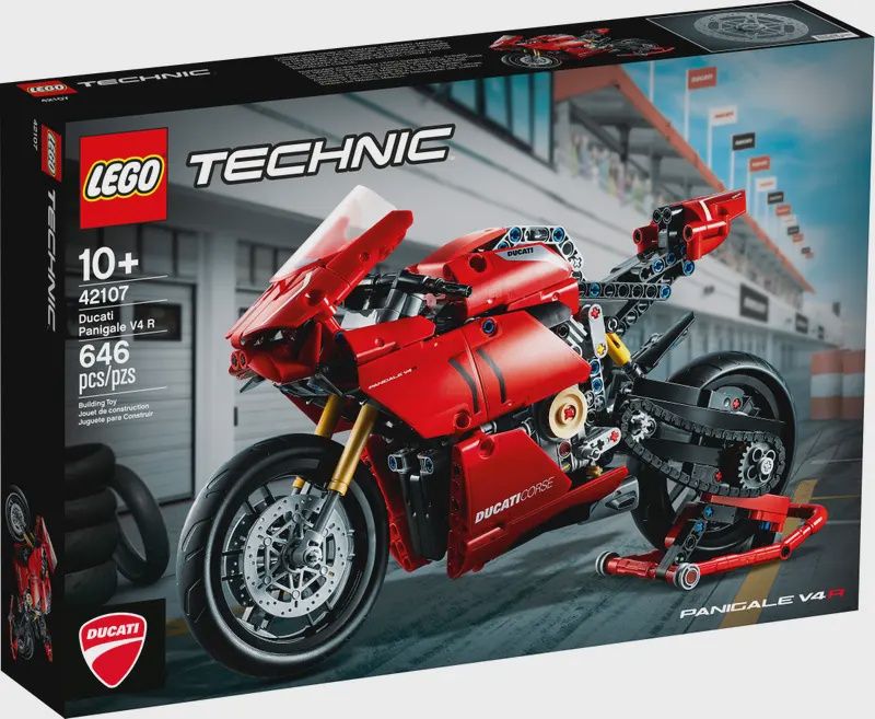 (RETIRED) LEGO TECHNIC 42107 Ducati Panigale V4 R (Pre-Loved)
