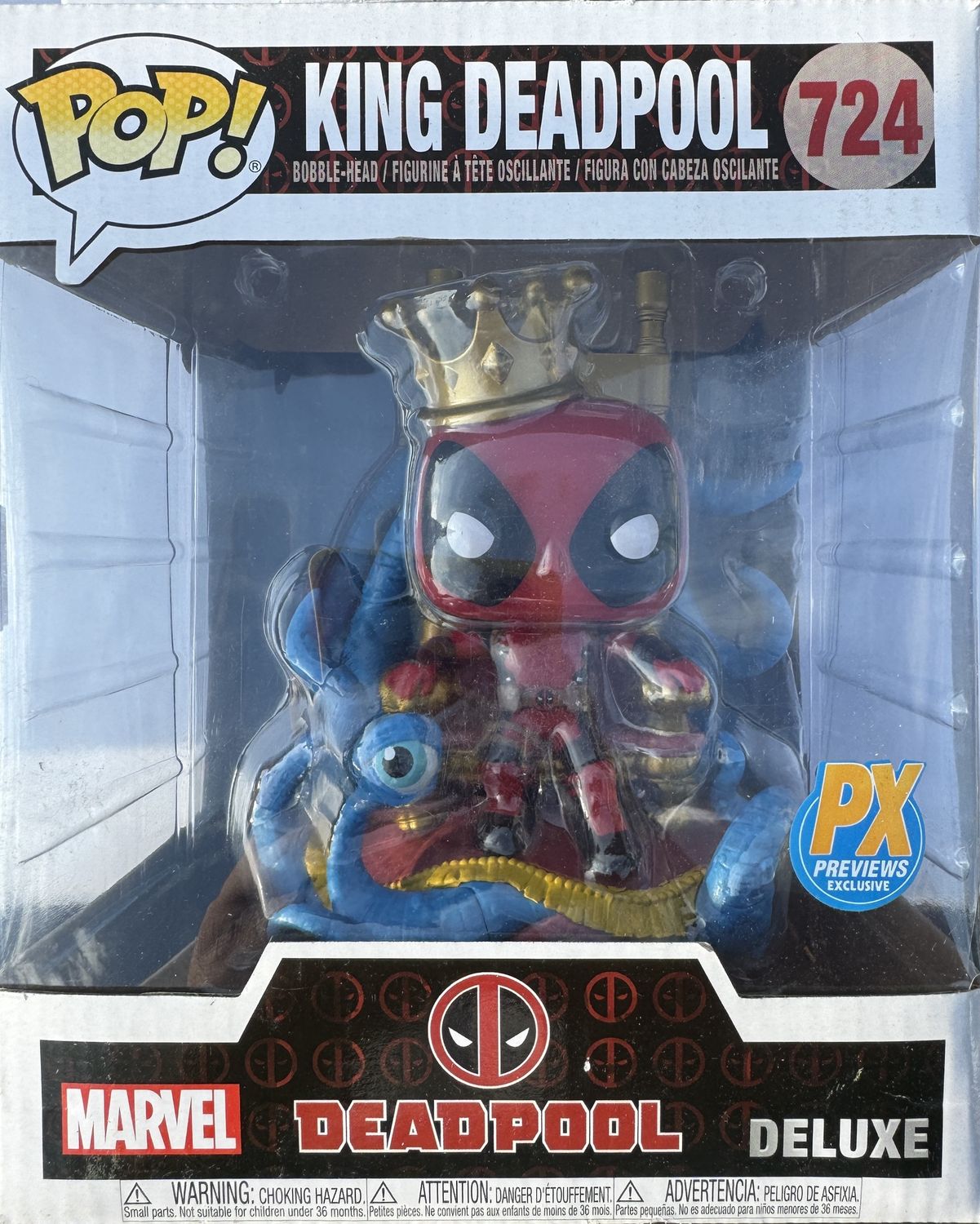 Funko POP! #724 – King Deadpool (Marvel Deluxe)