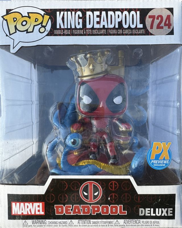 Funko POP! 724 – King Deadpool (Marvel Deluxe)