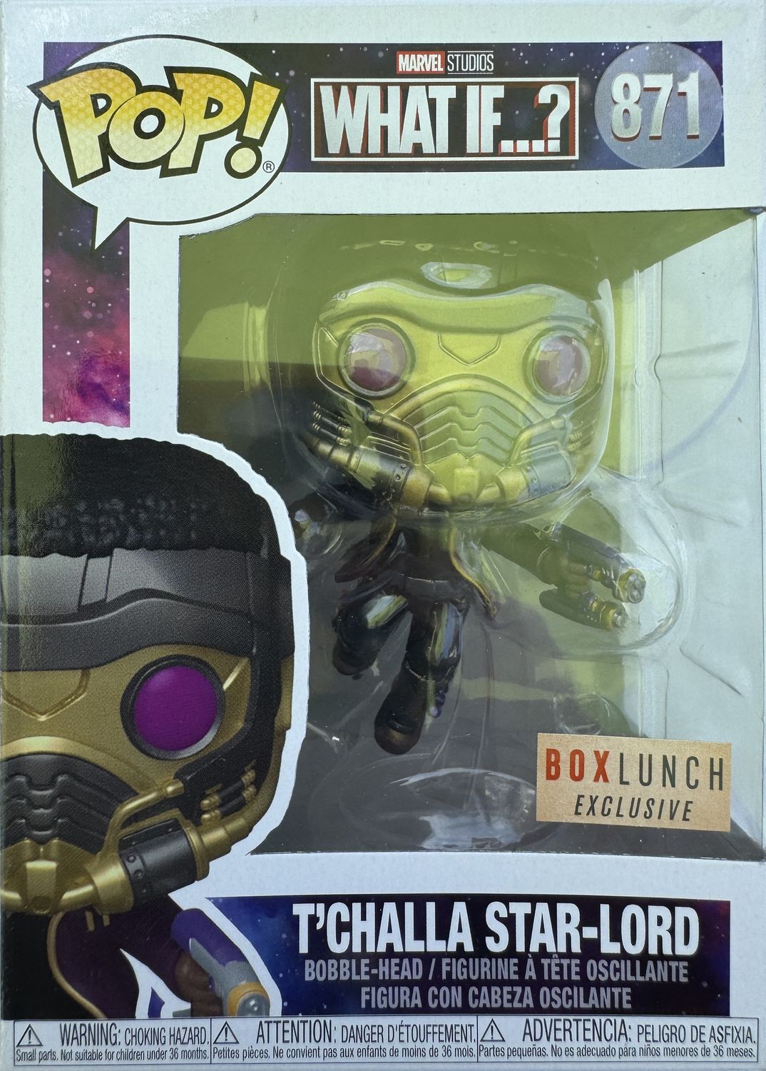Funko POP! 871 – T’Challa Star-Lord – Marvel Studios What If…?