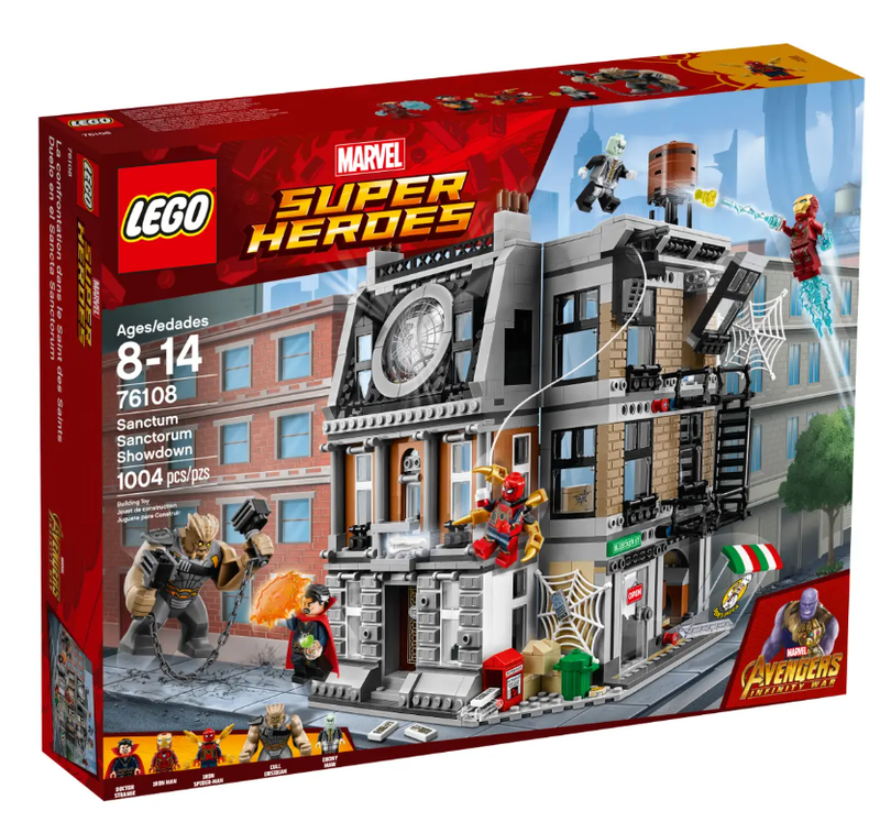 (RETIRED) LEGO 76108 Marvel Super Heroes Sanctum Sanctorum Showdown (Pre-Loved )