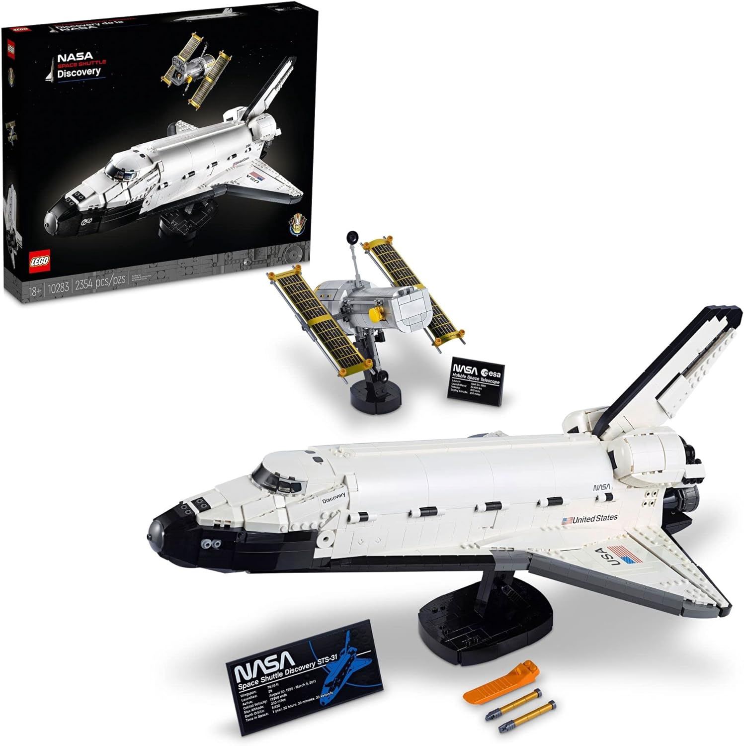 (RETIRED) LEGO 10283 Icons NASA Space Shuttle Discovery w. Hubble Telescope