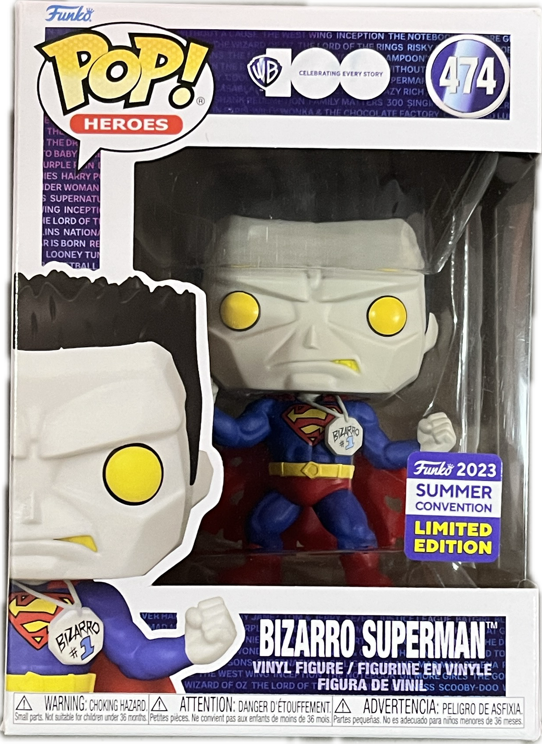 FUNKO POP! #474 Bizarro Superman Summer Convention Exclusive