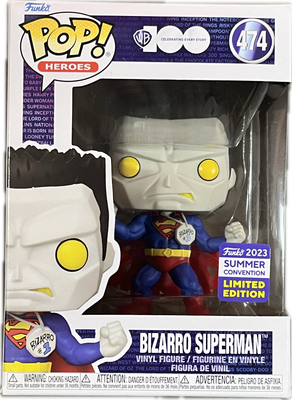 FUNKO POP! #474 Bizarro Superman Summer Convention Exclusive