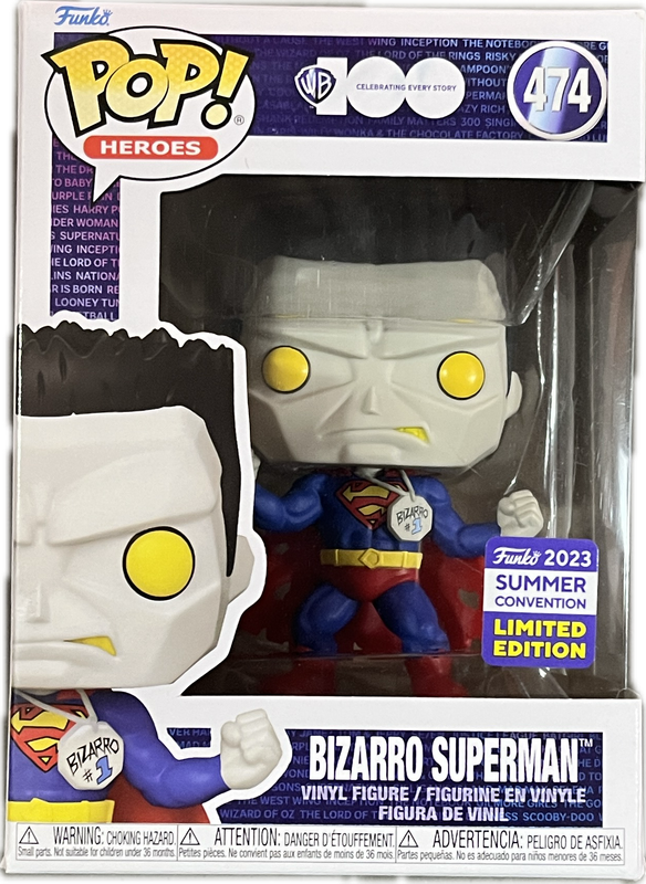 FUNKO POP! #474 Bizarro Superman Summer Convention Exclusive