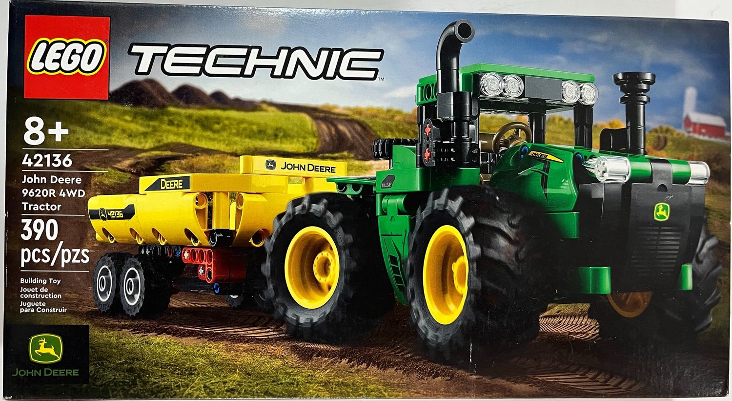 (RETIRED) LEGO TECHINIC 42136 John Deere 4620R 4WD Tracto
