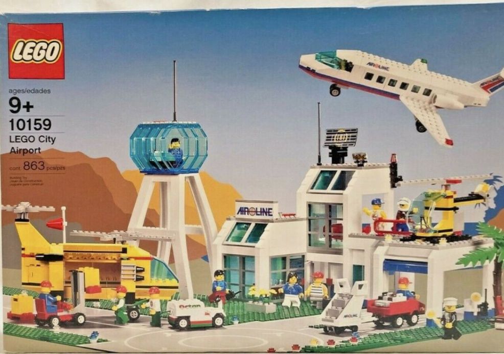 (RETIRED) LEGO Vintage Airport 10159 (Pre-Loved)