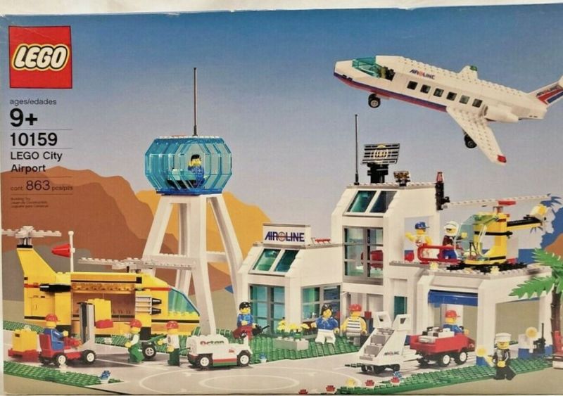 (RETIRED) LEGO Vintage Airport 10159 (Pre-Loved)