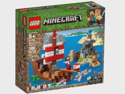 (RETIRED ) LEGO MINECRAFT 21152 The Pirate Ship Adventure