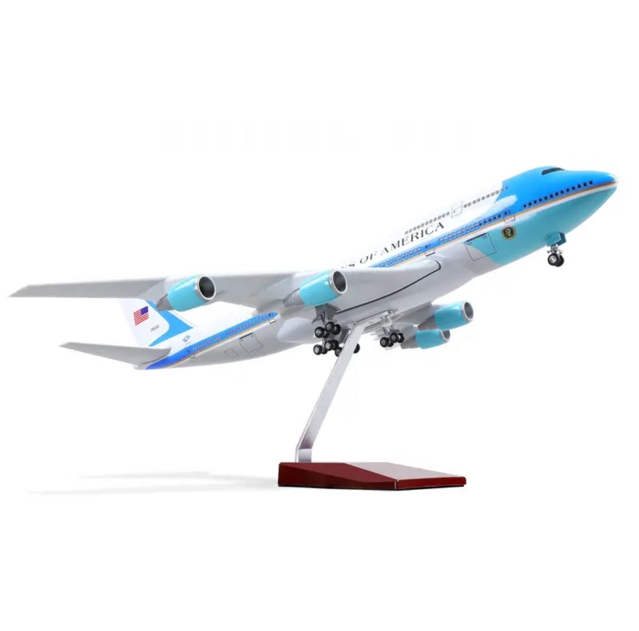 Air Force One VC-25 (747) Collectors Desk Model 18” Heavy Duty
