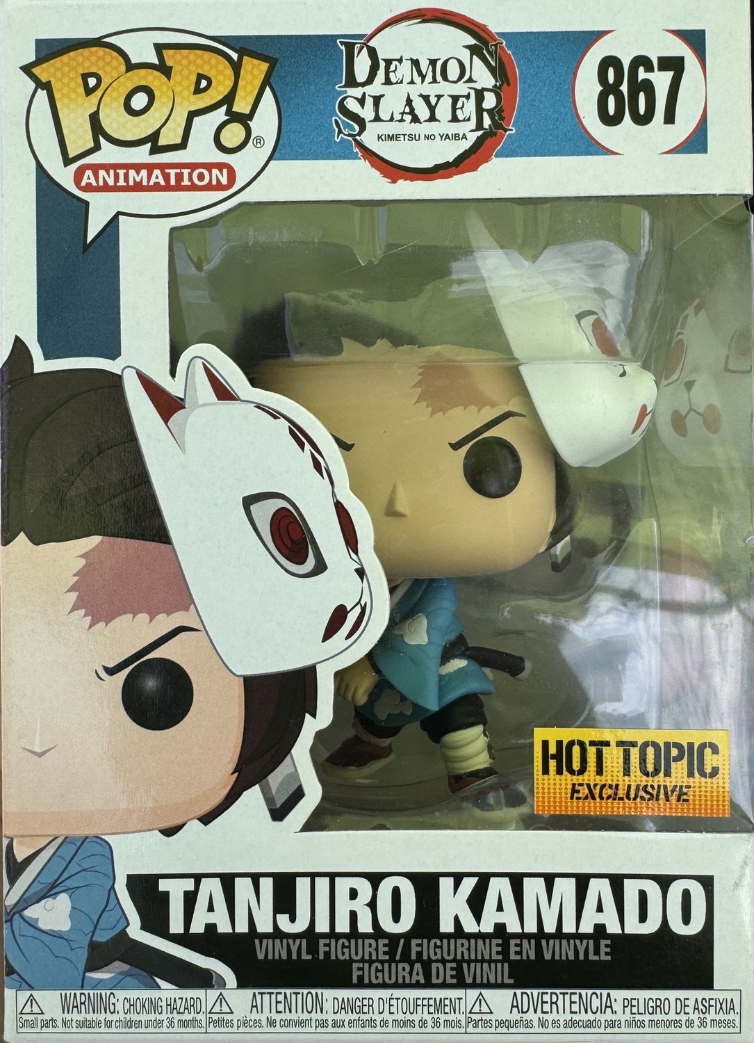 Funko POP! #867 - Tanjiro Kamado - Demon Slayer (Hot Topic Exclusive)