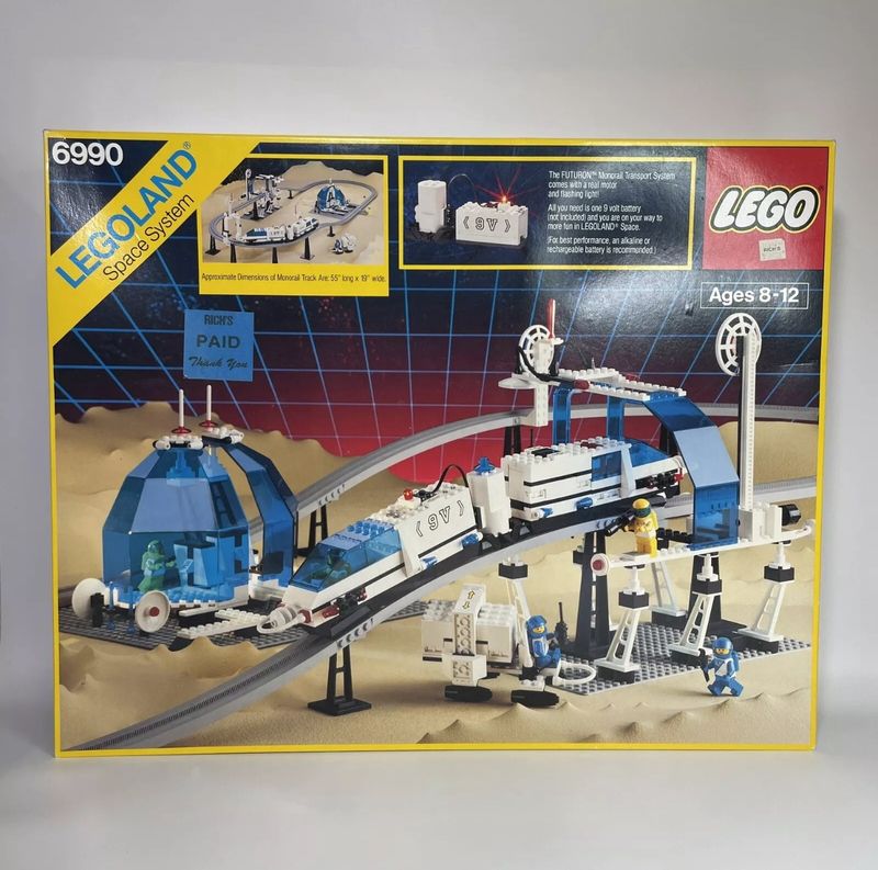 LEGO 6990 FUTRON Monorail Transport System Vintage BOX ONLY