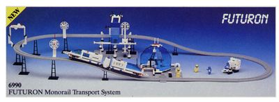 (VINTAGE) LEGO 6990 Futron Monorail