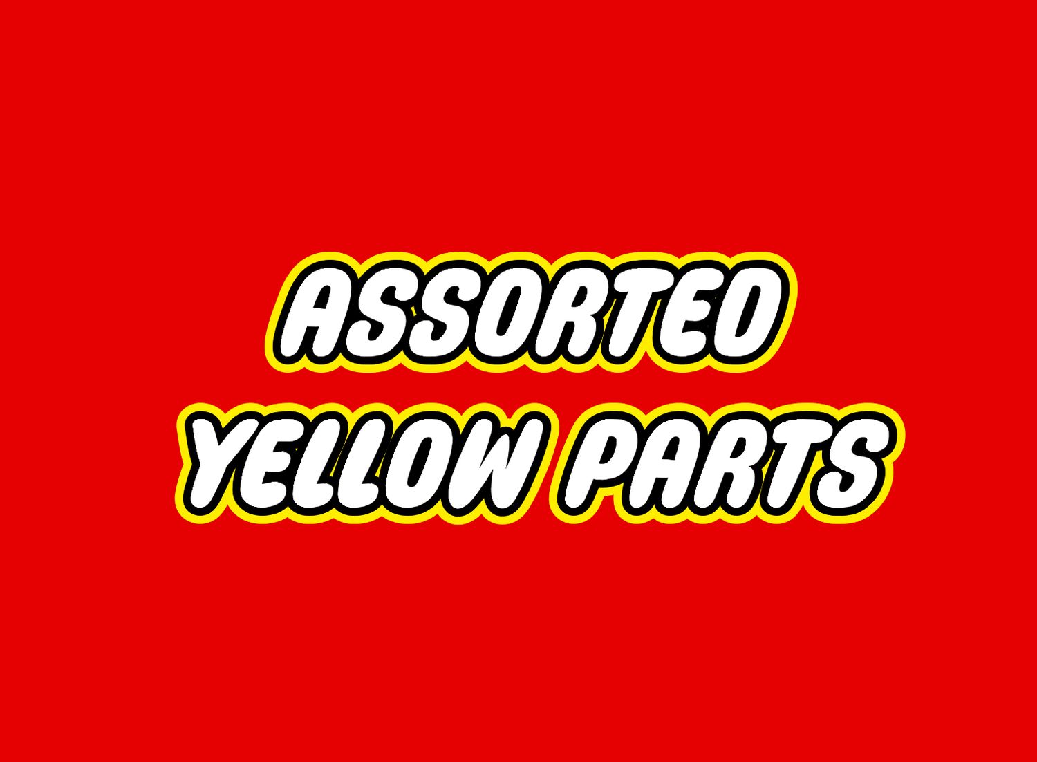LEGO Assorted Yellow Parts (sold per oz.)