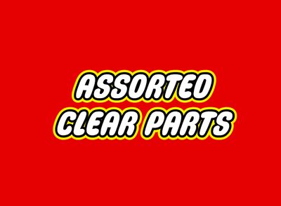 LEGO Assorted CLEAR Parts (sold by the ounce)