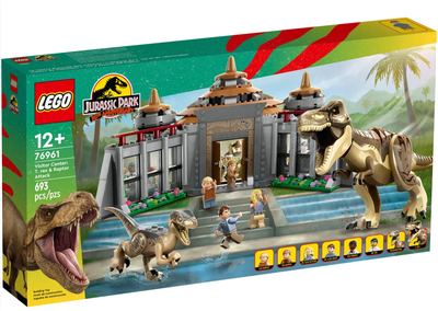 (RETIRED) LEGO 76961 Jurassic Park Visitor Center: T. Rex &amp; Raptor Attack