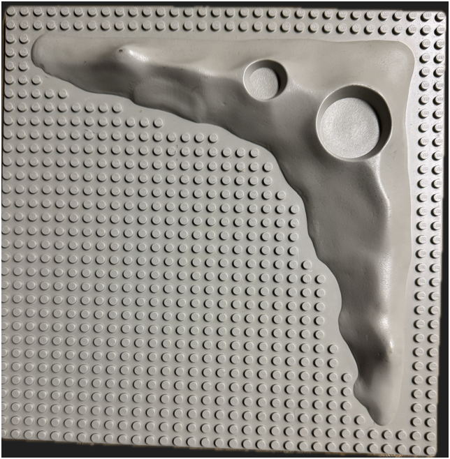 (VINTAGE) LEGO 6971 Inter-Galactic Command Baseplate 1984