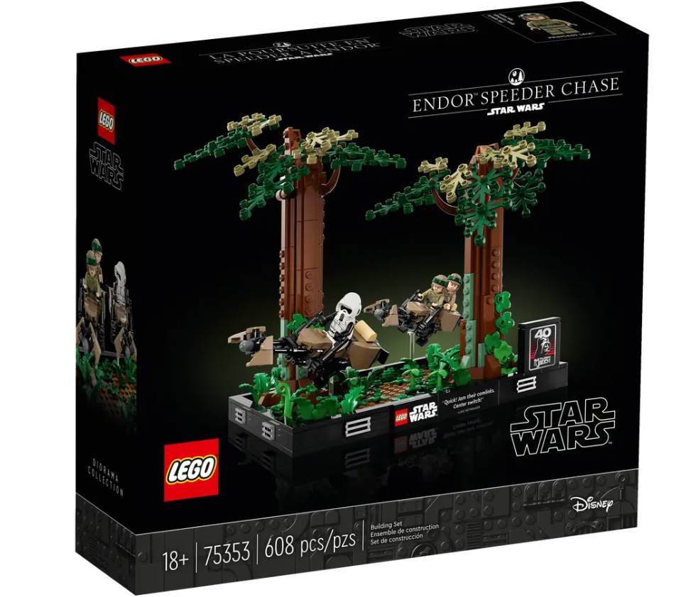 (RETIRED) LEGO Star Wars™ 75353 Endor™ Speeder Chase Diorama