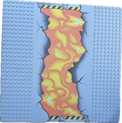 LEGO 1349 Steven Spielberg Replacement 32 x 32 Lava Road Baseplate