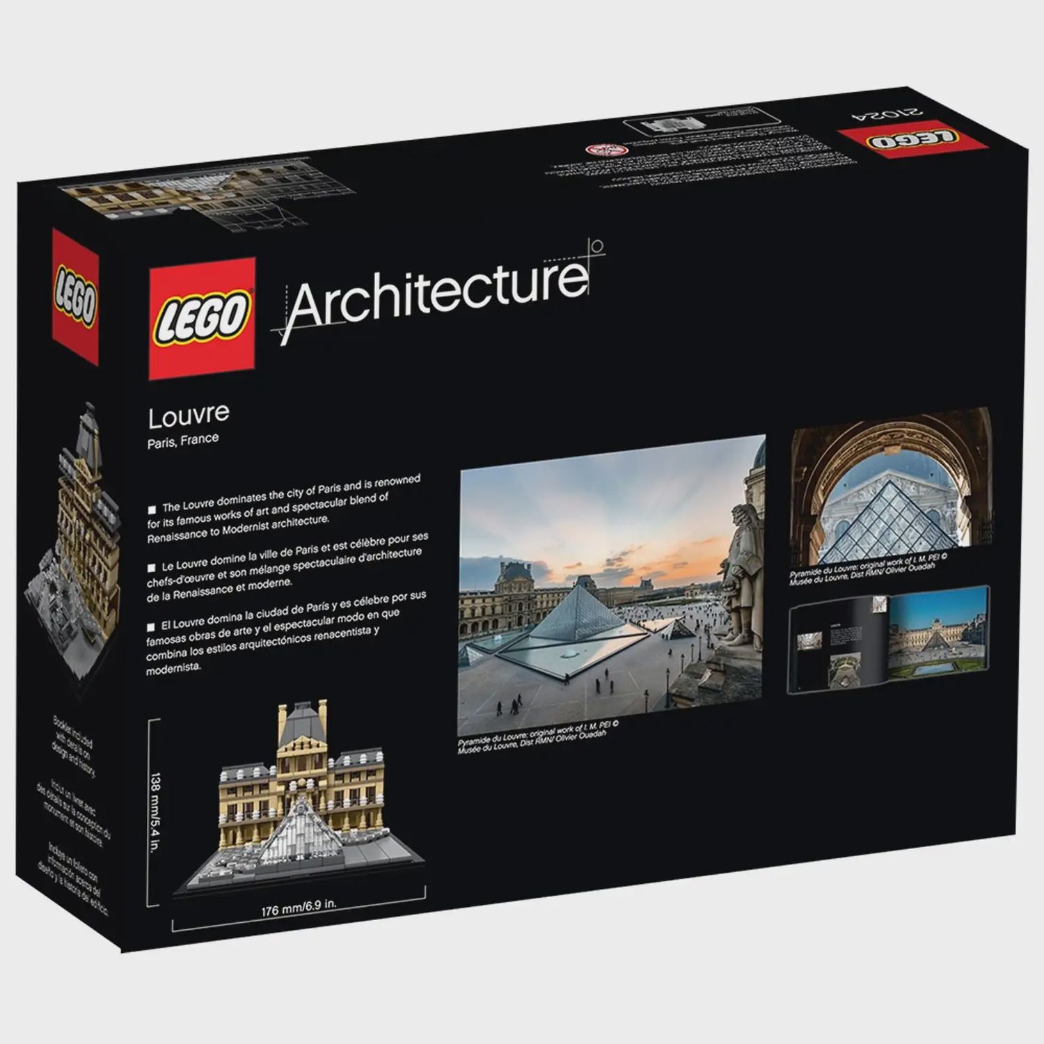(RETIRED) LEGO Architecture 21024 The Louvre (Pre-Loved)