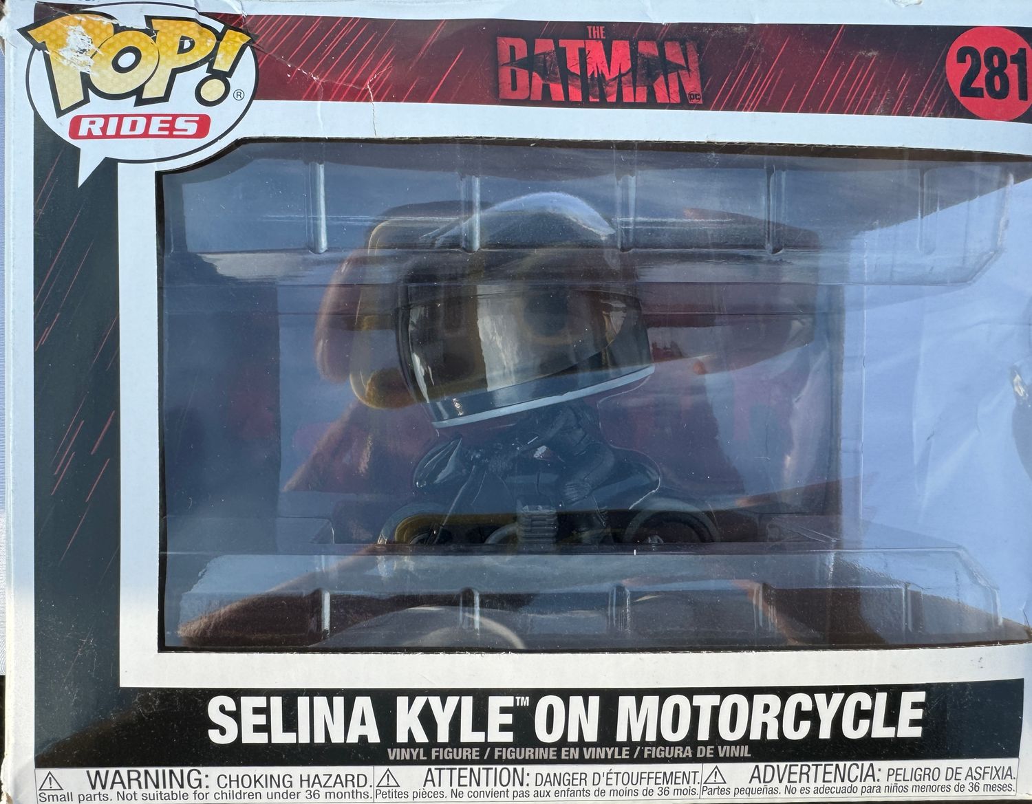 Funko POP! 281 Rides Batman Selina Kyle on Motorcycle
