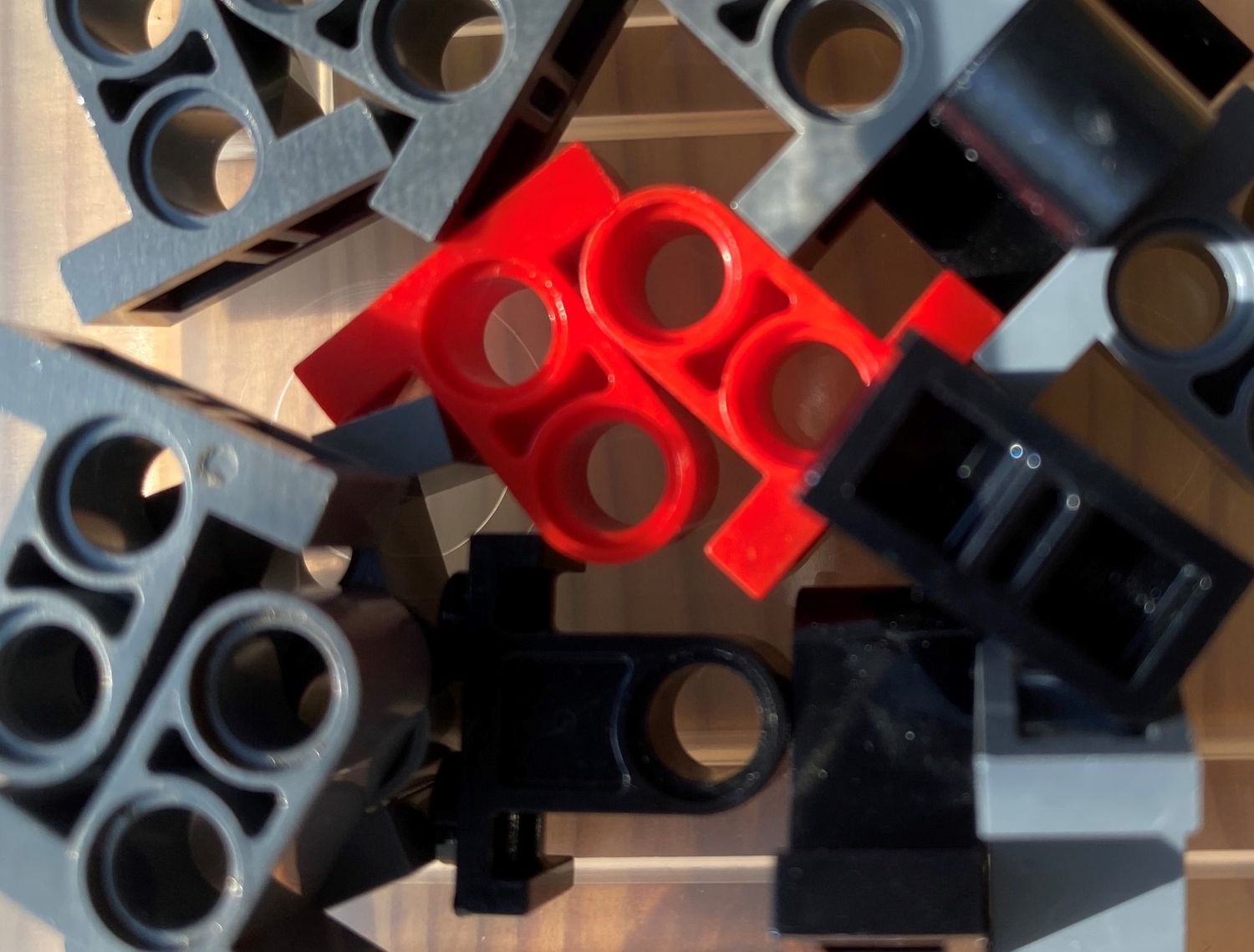 LEGO TECHNIC PIN Connector Plates 1 x 2 x 1 2/3 w 2 Holes