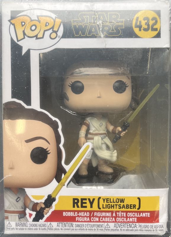 Funko POP! #432 Star Wars Rey (Yellow Lightsaber)