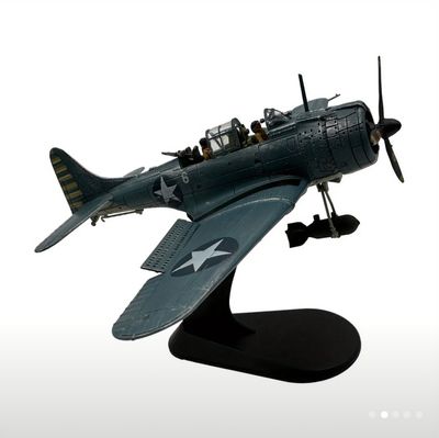SBD-3 Dive Bomber Fighter 1:72 Scale Alloy Military Aircraft Model