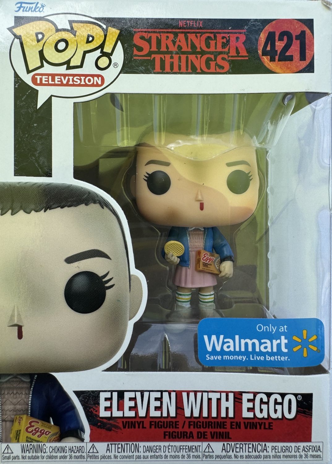 Funko POP! Television 421 - Eleven with Eggo - Stranger Things - Walmart Exclusive