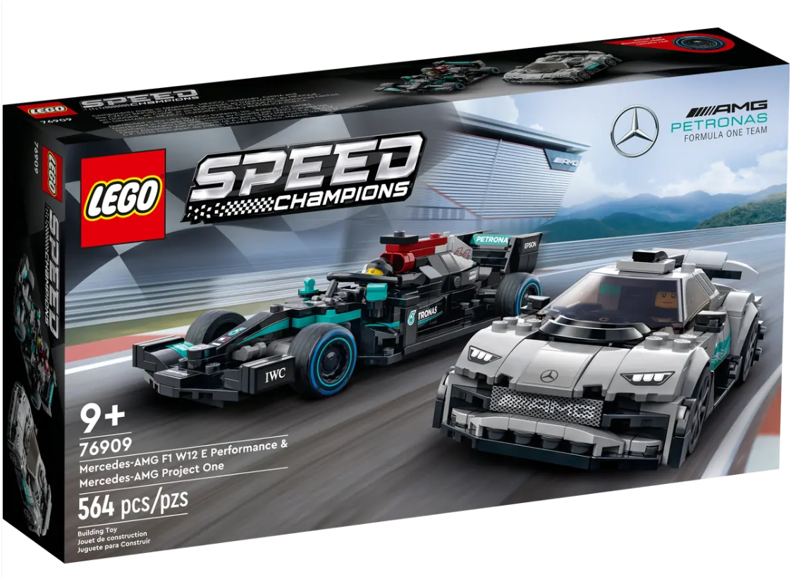 LEGO SPEED CHAMPIONS 76909 Mercedes-AMG F1 W12 E Performance &amp; Mercedes-AMG Project One