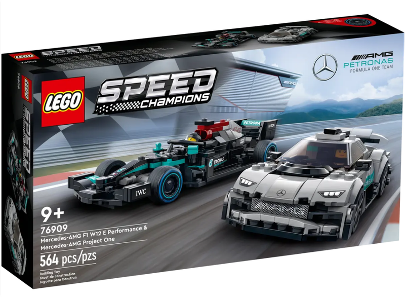 LEGO SPEED CHAMPIONS 76909 Mercedes-AMG F1 W12 E Performance &amp; Mercedes-AMG Project One