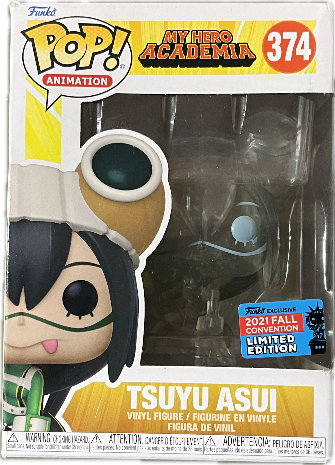 Funko POP! Animation #374 - Tsuyu Asui - My hero Academia - Limited Edition