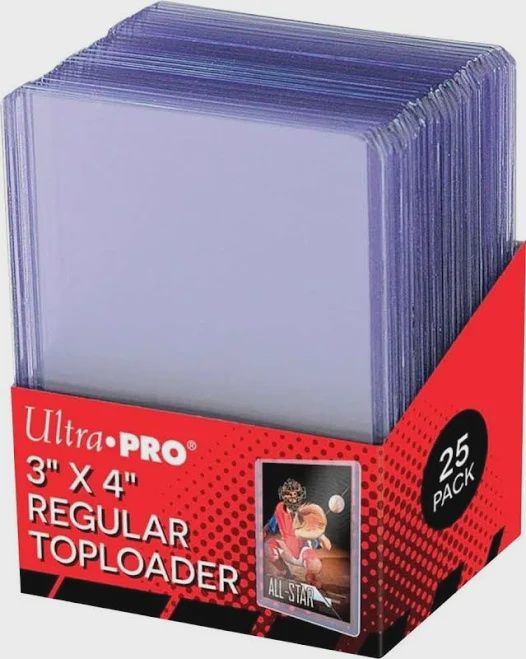 Ultra Pro Regular Hard Plastic Toploaders: 25 Pack