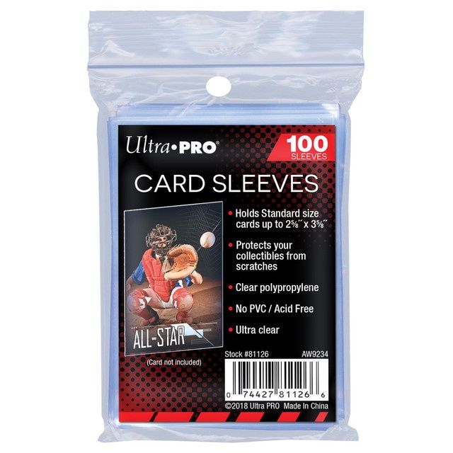 ULTRA PRO 2-1/2 X 3-1/2 Soft Trading Card Penny Sleeves 100ct Pack