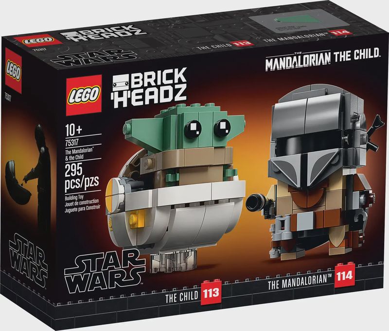 (RETIRED) LEGO Brickheadz 75317 Star Wars The Mandalorian™ &amp; the Child