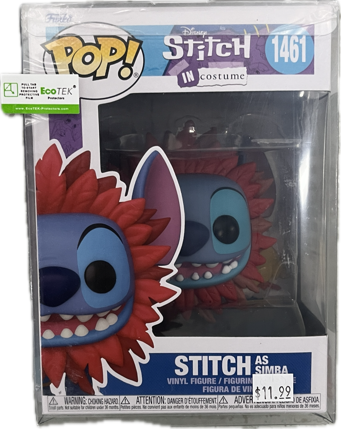 Funko POP! #1461 - Stitch As Simba - Disney Stitch in Costume