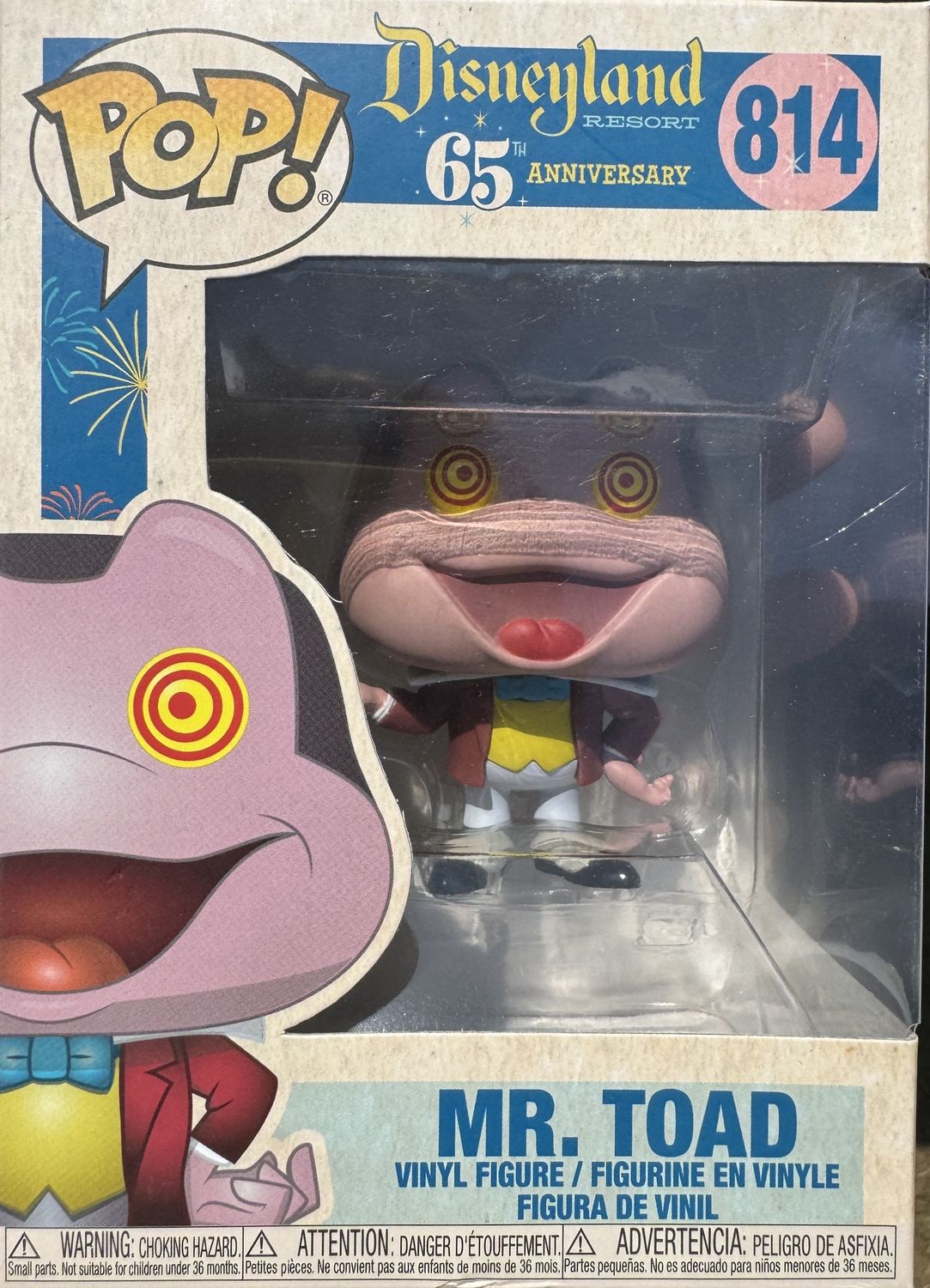Funko POP! #814 - Mr. Toad - Disneyland 65th Anniversary