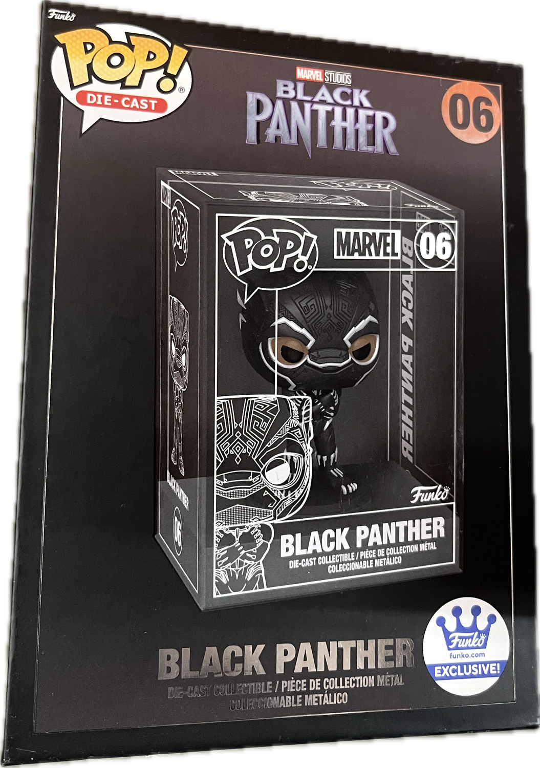 Funko POP! 06 Black Panther Diecast Collector&#39;s Edition