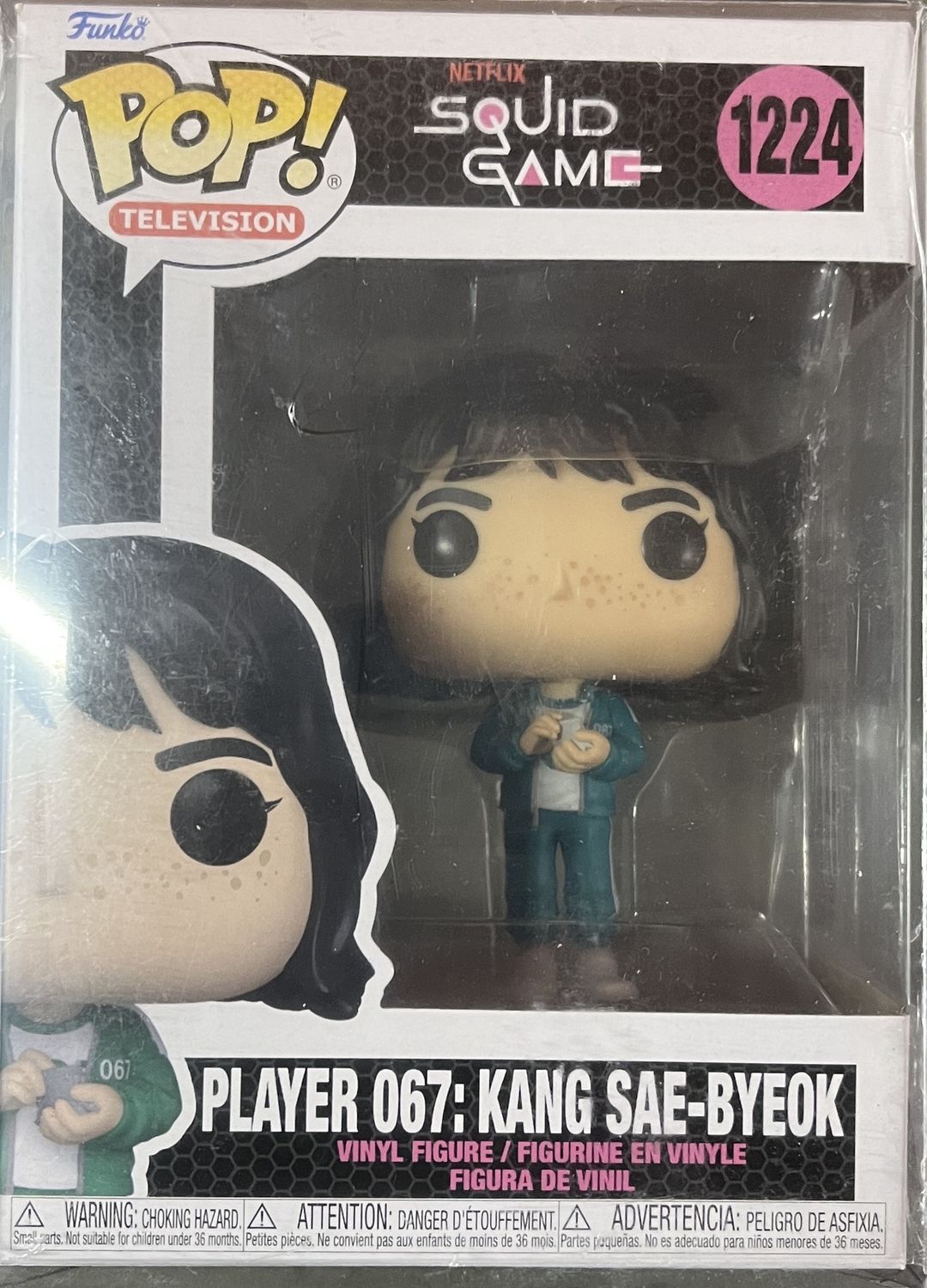 Funko POP! #1224 Television Netflix Squid Game - Player 067: KANG SAE-BYEOK