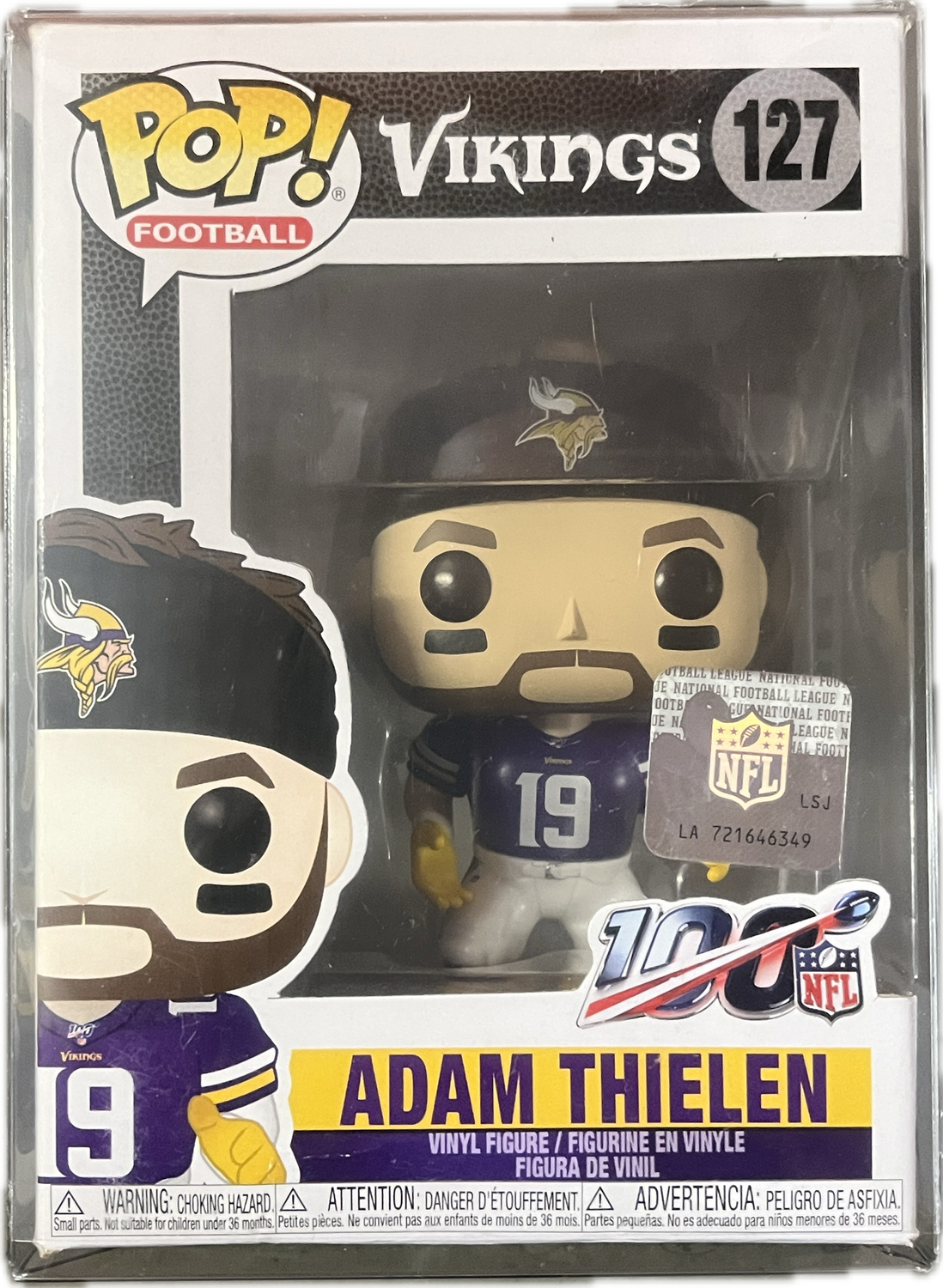 Funko POP! #127 Sports Minnesota Vikings - Adam Thielen