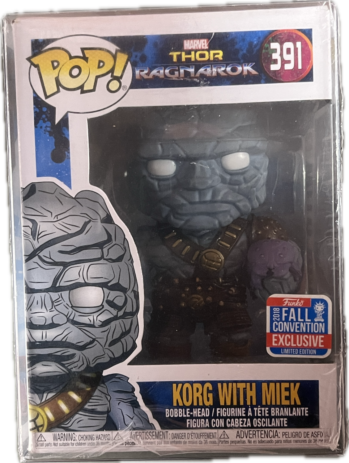 Funko POP! #391 Thor Ragnarok - Korg w. Mike 2018
