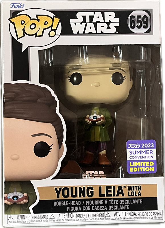 Funko POP! #659 Star Wars Young Princess Leia with Lola