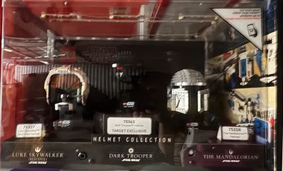 LEGO Star Wars Helmet Target Exclusive Retail Display