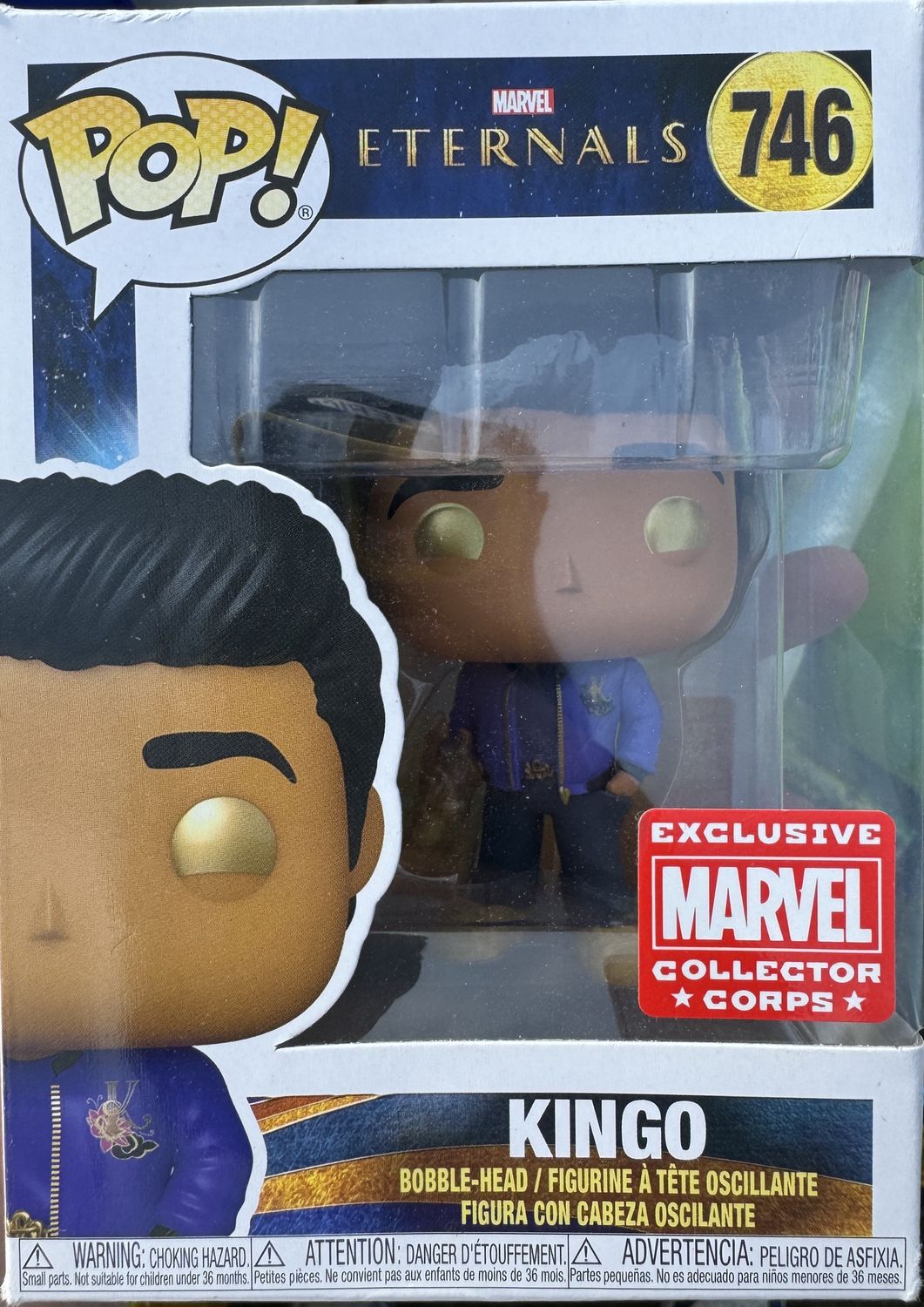 Funko POP! 746 – Kingo – Marvel Eternals – Exclusive Marvel Collector Corps